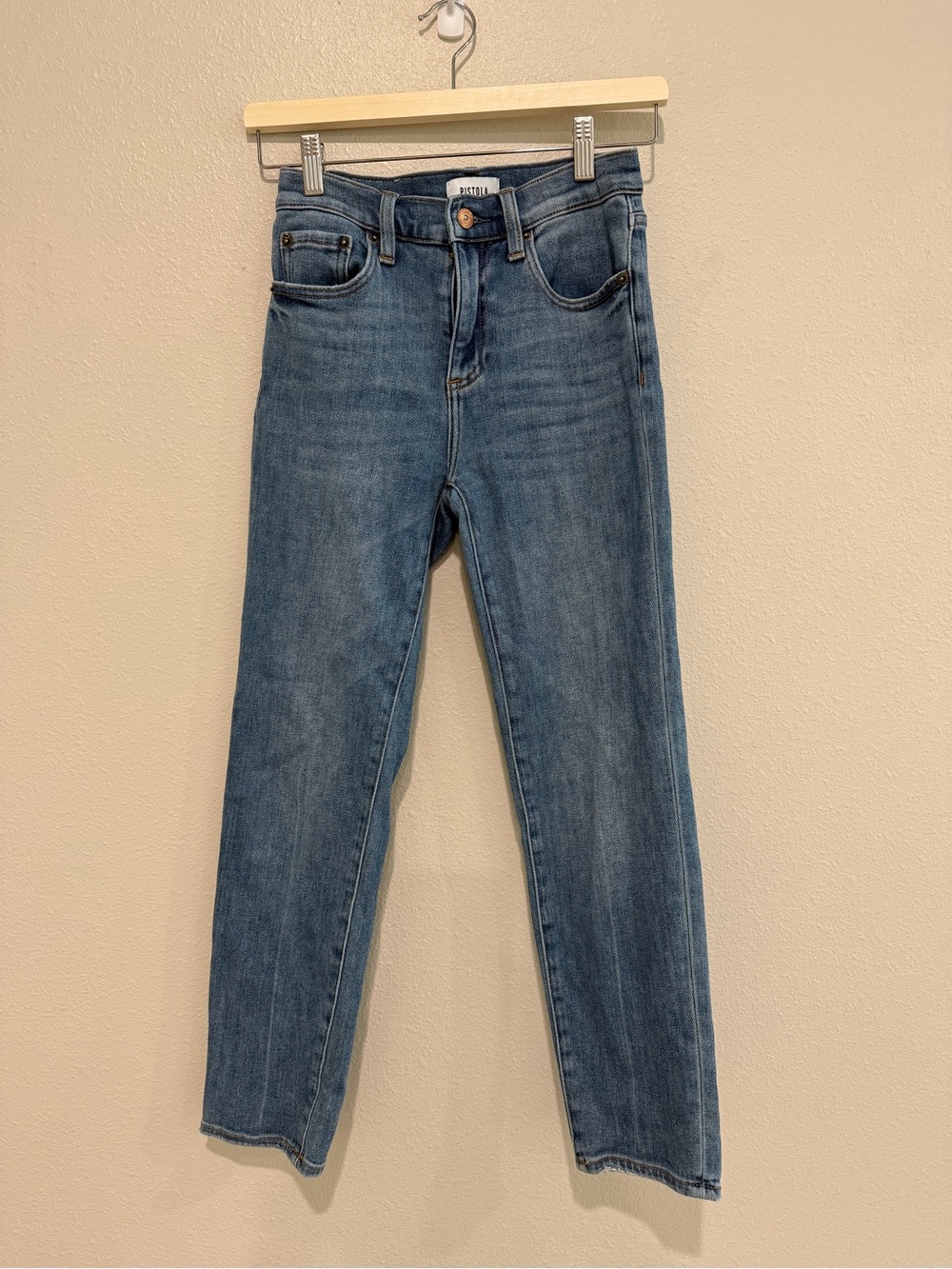 Pistola Amaya High Rise Straight Leg Jeans Size 24 EUC